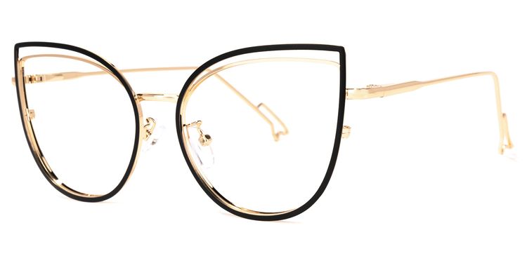 Spivey Black Cat eye Glasses