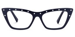 Casey Cat Eye Dark Blue Glasses0
