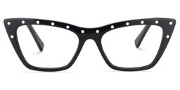 Casey Cat Eye Black Glasses0