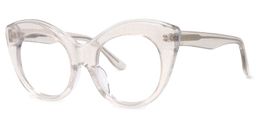 Rosemary Cateye Clear Glasses1
