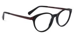 Casper Oval Black Glasses3
