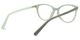 Adolphus Oval Dark Green Glasses5