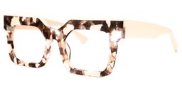 Rosado Rectangle Light-Tortoise Glasses1