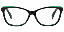 Sidney Cateye Black Glasses0
