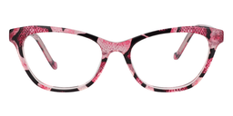 Python Cateye Pink-Tortoise Glasses0