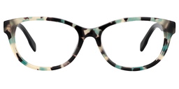 Quentin Oval Green Floral Glasses0