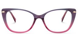 Chanda Cat Eye Red Glasses0