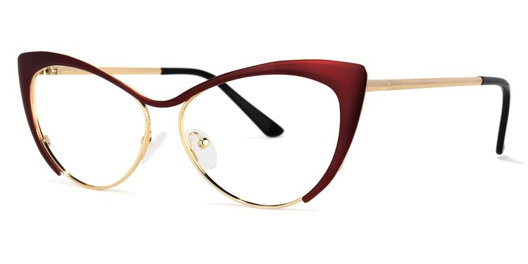 Ellen Cateye Red Glasses