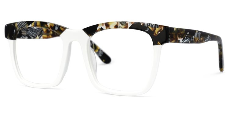 Cohill Square White Glasses