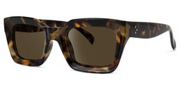 Nevaeh Tortoise Square Sunglasses1