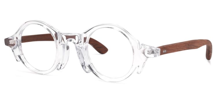 Charlie Clear Round Glasses
