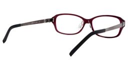 Arabela Rectangle Red Glasses5