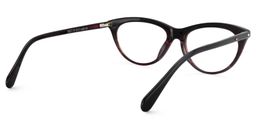Chailyn Cat Eye Black-Red Glasses5