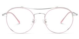 Celia Aviator Pink Glasses0