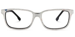 Charla Rectangle Gray Glasses0