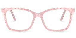 Chauncey Rectangle Pink Glasses0