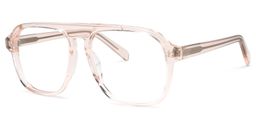Shane Geometric Beige Glasses0