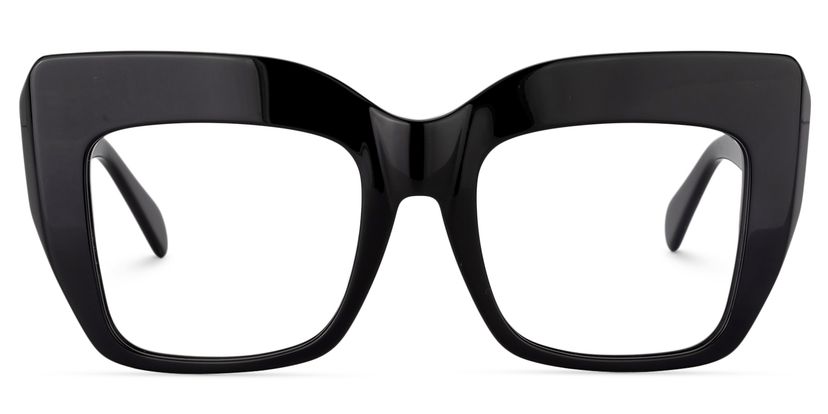 Charmaine Cat Eye Black Glasses