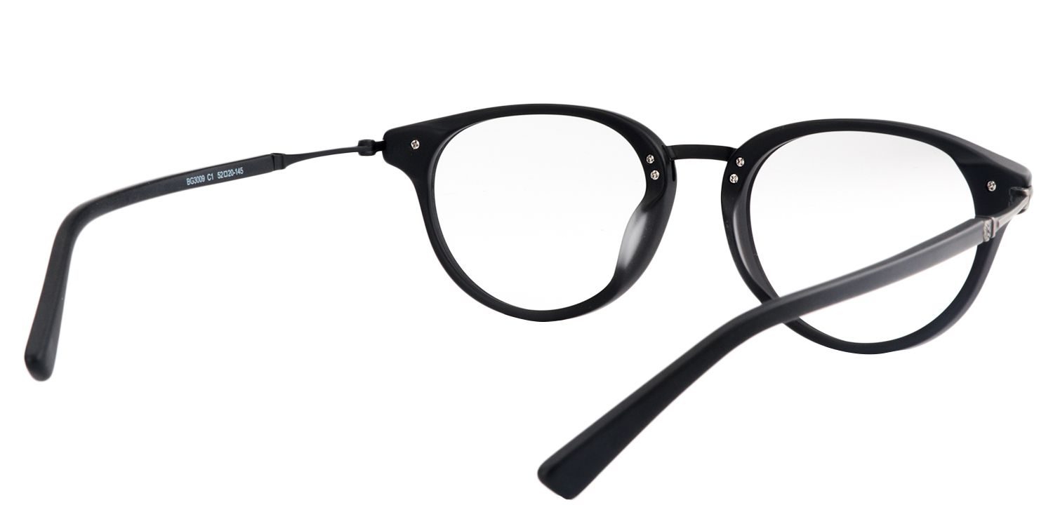 Rectangle Black Glasses | Zeelool Glasses5