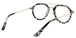 Chars Aviator Black-White Glasses5