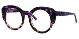 Schwan Cateye Purple-Tortoise Glasses1