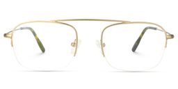 Chase Rectangle Gold Glasses0
