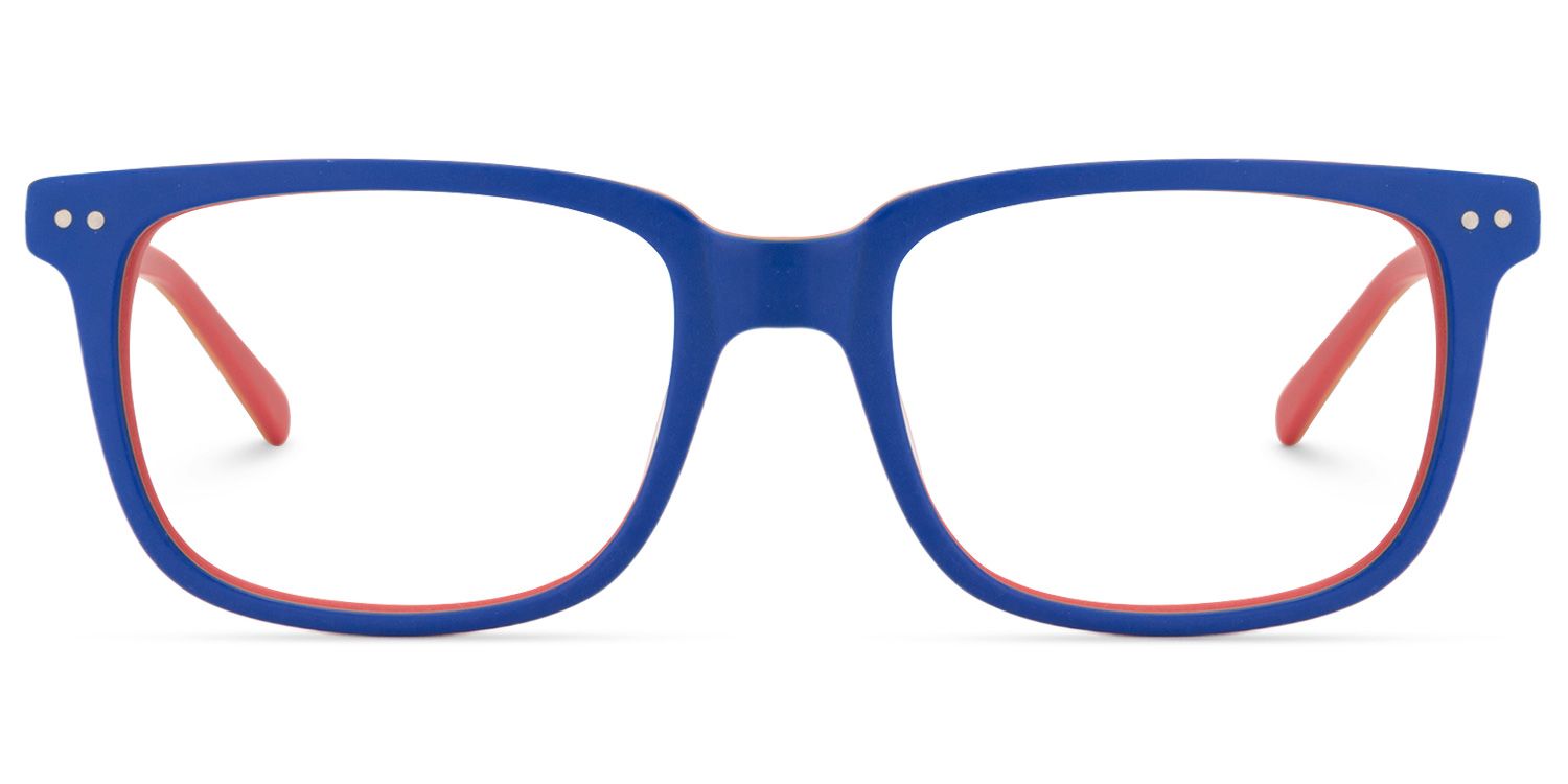 Rectangle Blue Glasses | Zeelool Glasses0