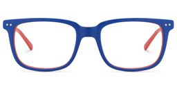 Chevalier Rectangle Blue Glasses0
