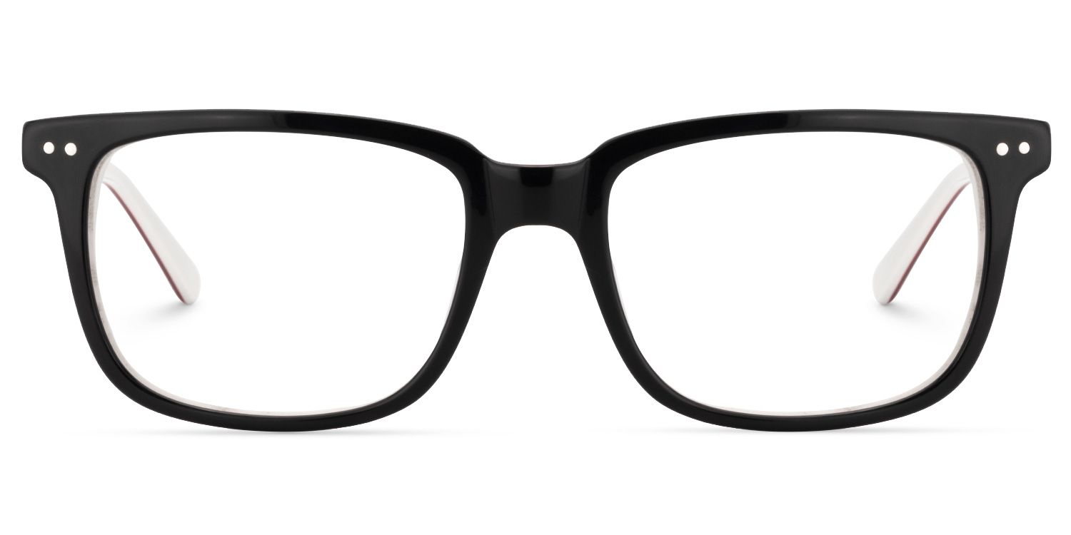 Rectangle Black Glasses | Zeelool Glasses0