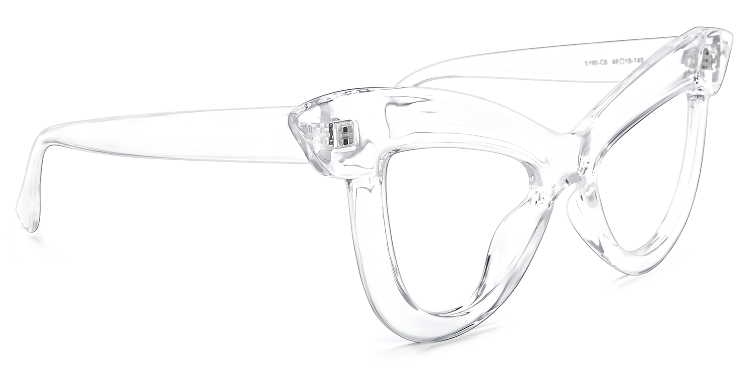 Cat Eye Clear Glasses | Zeelool Glasses2