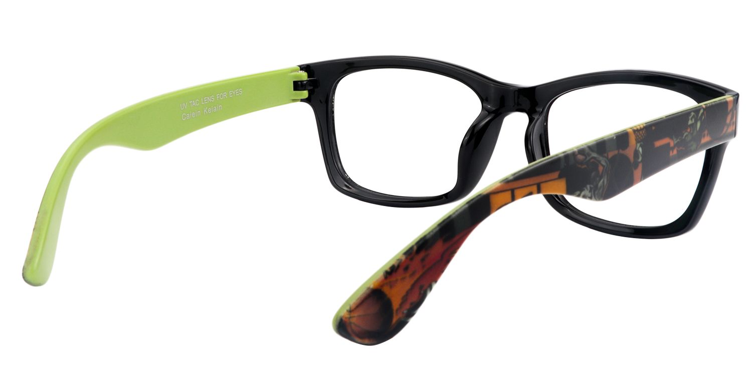 Rectangle Green Glasses | Zeelool Glasses5