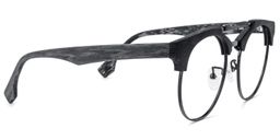 Claudio Aviator Black Glasses4