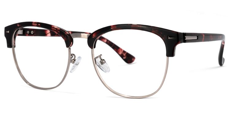 Lasha Browline Silver Glasses
