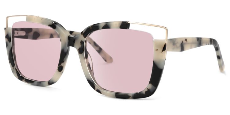 Dortch Light-Tortoise Square Sunglasses