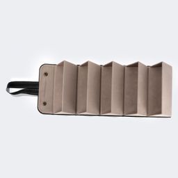 High-end Leather Hanging Black Eyeglasses Storage1