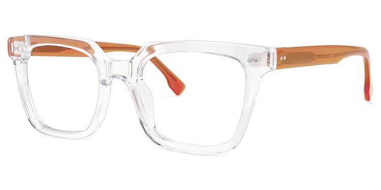 Minion Square Clear Glasses