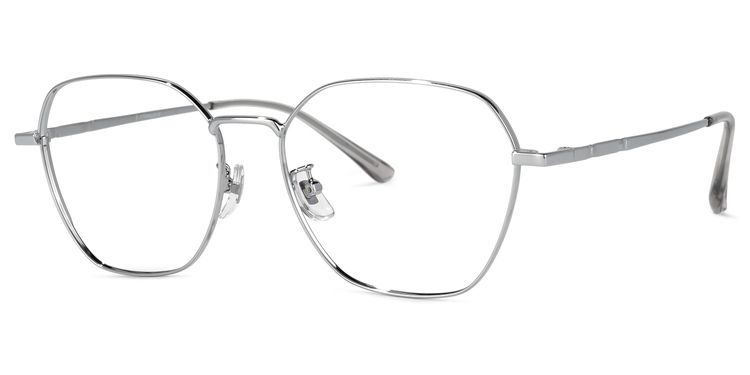Sindele Square Silver Glasses