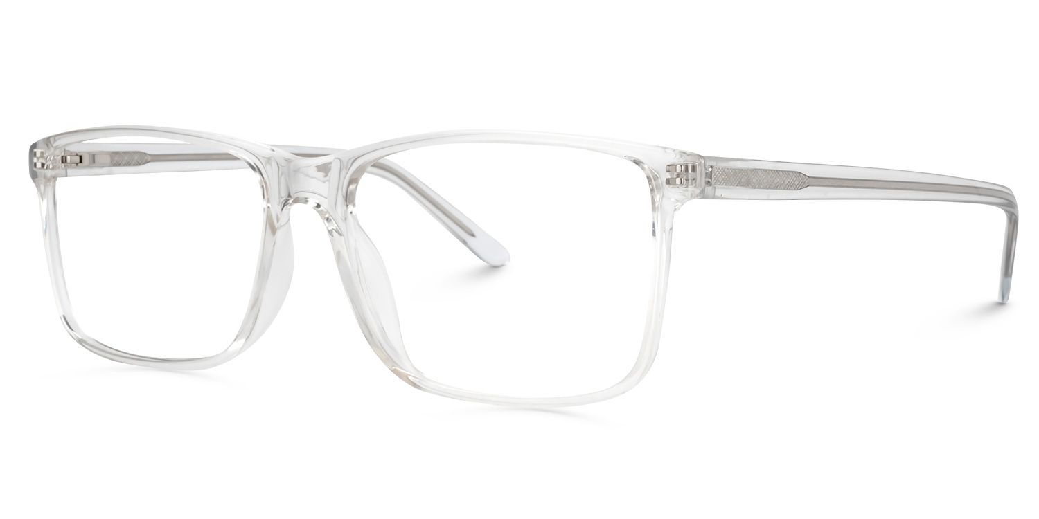 Rectangle Clear Glasses | Zeelool Glasses1