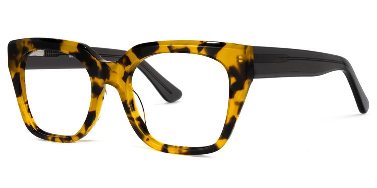 Braxton Square Tortoise Glasses