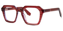 Fullen Square Red Glasses1