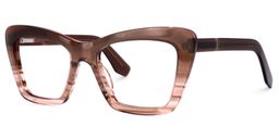Armelin Cateye Brown Glasses1
