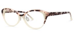 Doherty Cat Eye Ivory Glasses1