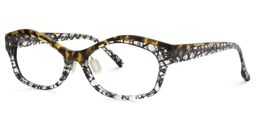 Domingo Cat Eye Yellow Tortoise Glasses1