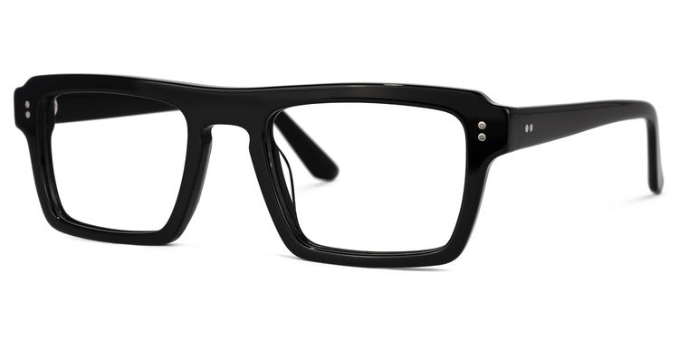 Muldrew Square Black Glasses