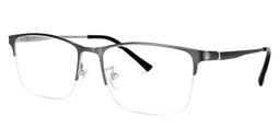 Priscila Rectangle Gray Glasses1