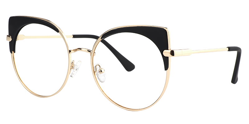 Round Browline Eyeglasses2