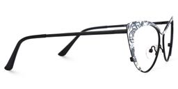 Ellen Cateye Floral Glasses2