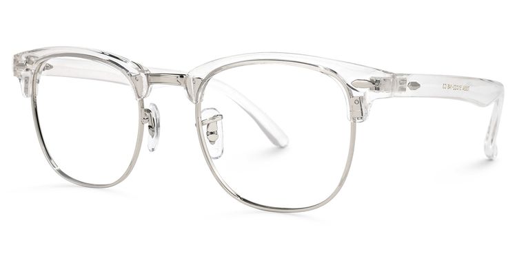 Hacker Browline Clear Glasses