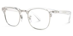 Hacker Browline Clear Glasses1
