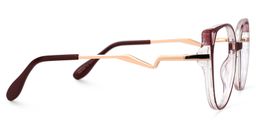 Hinkson Cateye Red Glasses2